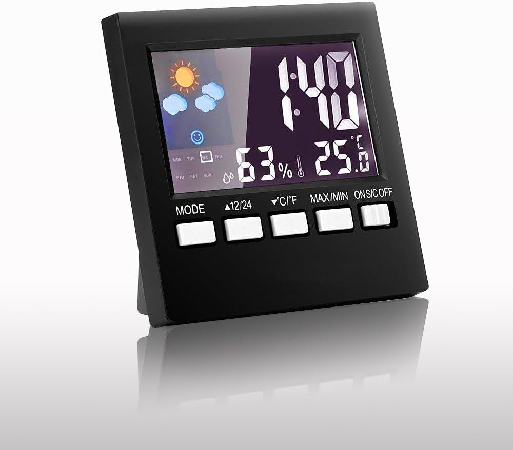 Digital Indoor Weather Thermometer, Weather Station