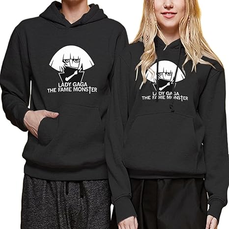 Amazon Co Jp Encrbrt Lady Gaga レディー ガガ ロック アメリカ 流行 欧米風 音楽 メンズ トレーナー パーカー 秋服 長袖 フード付きパーカー ポケット付き 無地 おしゃれ 柔らかい 人気 着心地がよい 秋冬 男女兼用 大きいサイズ 服 ファッション小物