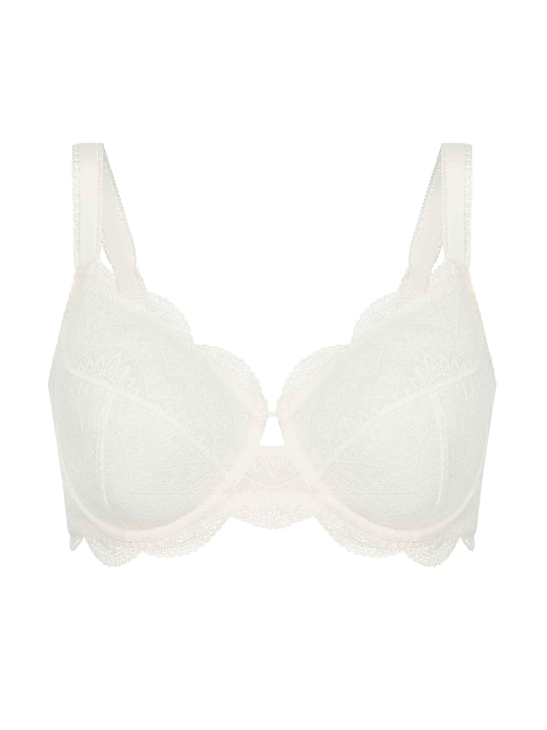 Soutien-gorge armatures Karma Simone Pérèle en coton et dentelle fine 90F - 7