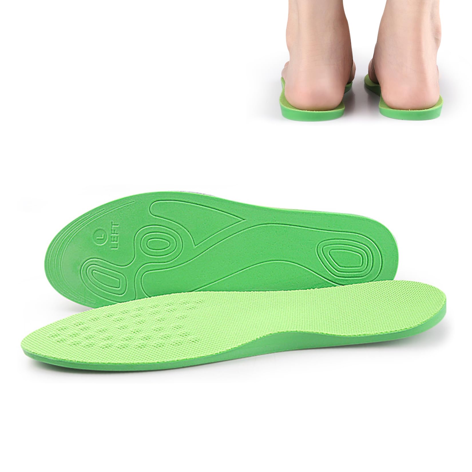 Solette di Supinazione per Uomini e Donne, Inserti di Supporto Dell'Arco Plantare, Solette a Cuneo del Tallone Laterale Correttivo per Rettificare i Piedi Piatti, Gambe O/X, Gambe ad Arco