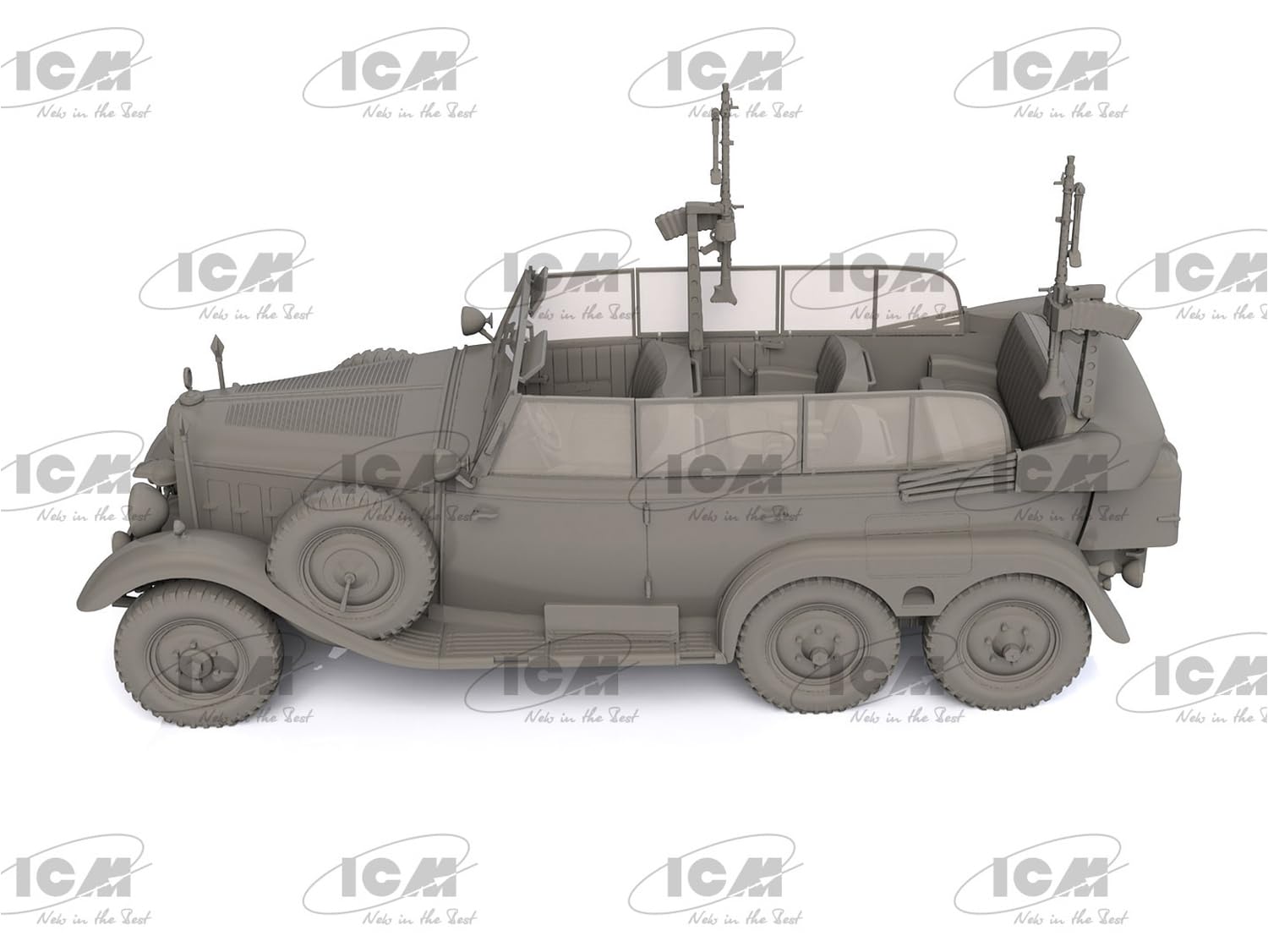 ICM 1:35 - Tipo G4 Partisanenwagen con armamento