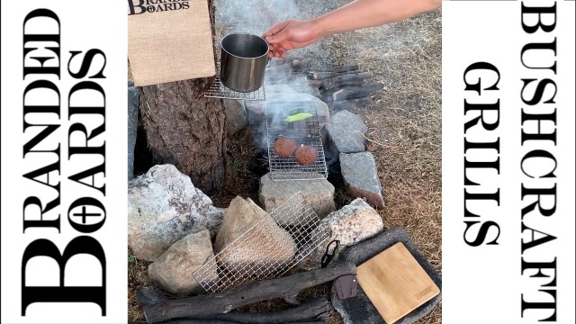 Parrilla portátil plegable de acero inoxidable para camping miniatura 7