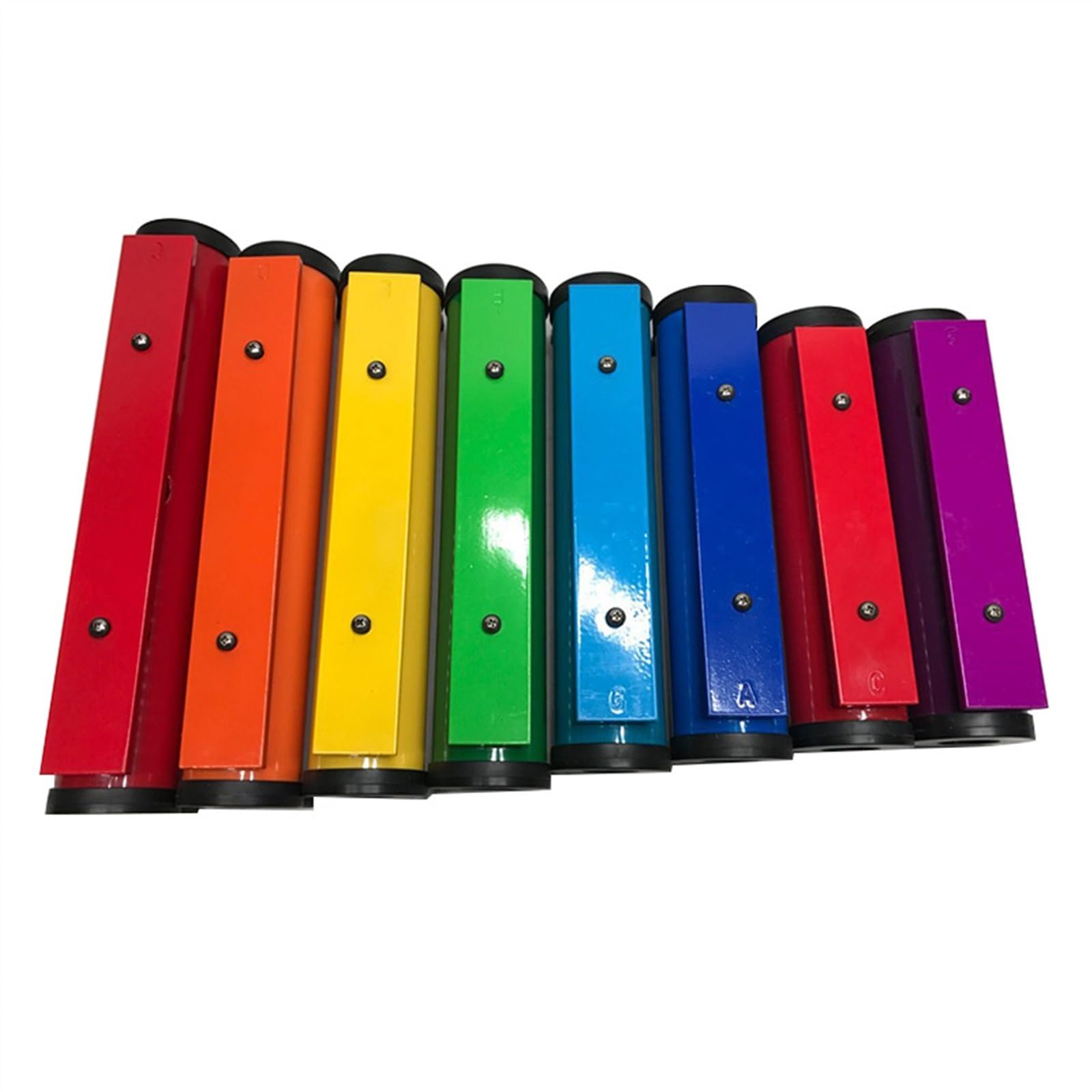 DABAUR Glockenspiel 8 Tone Brick Colorful Aluminum Plate Glockenspiel Xylophone Percussion Instrument