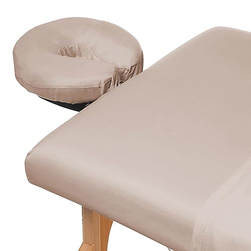 Miniatura 10 de Saloniture Juego de sábanas de microfibra de 3 piezas, funda de cama facial de primera calidad, incluye sábanas planas y bajeras con cubierta de