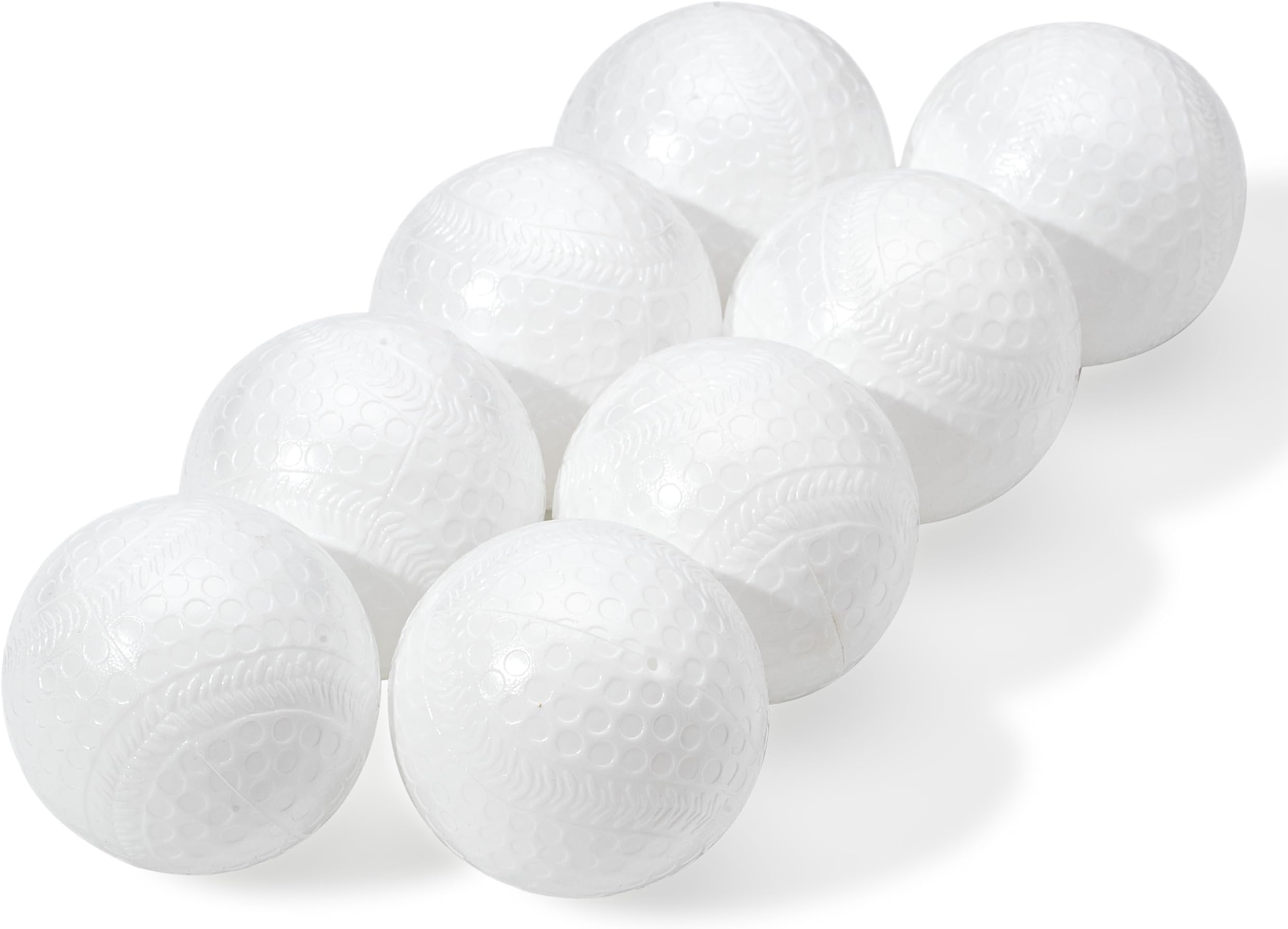 Aero-Strike Plastic Baseballs - Pack of 8 (70-mm)