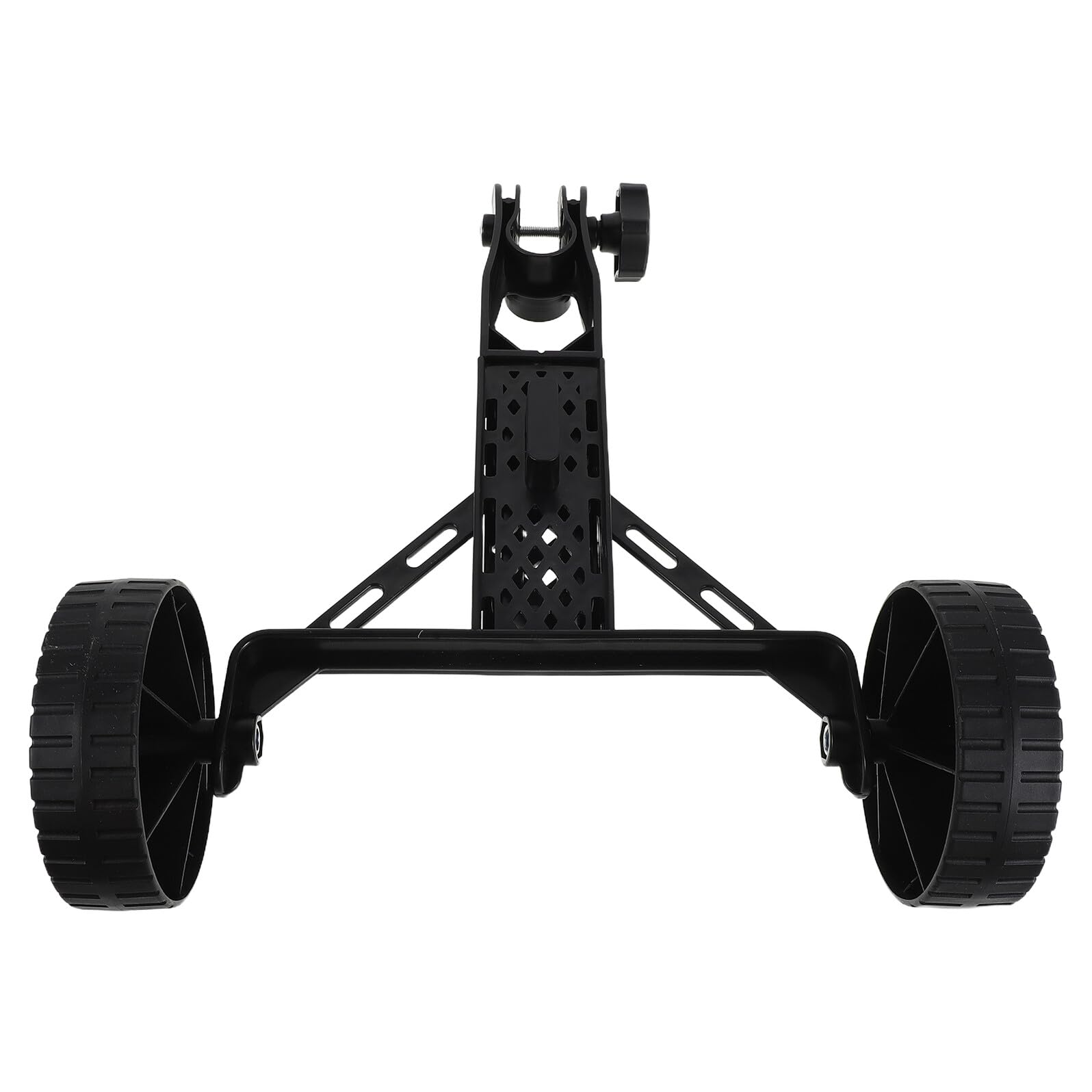 Veemoon Rueda Auxiliar para Cortacésped de 26 Mm, Rueda de Soporte Negra para Desbrozadora Manual, Accesorio de Repuesto para Herramienta de Jardín, Mejora Estabilidad y Facilita