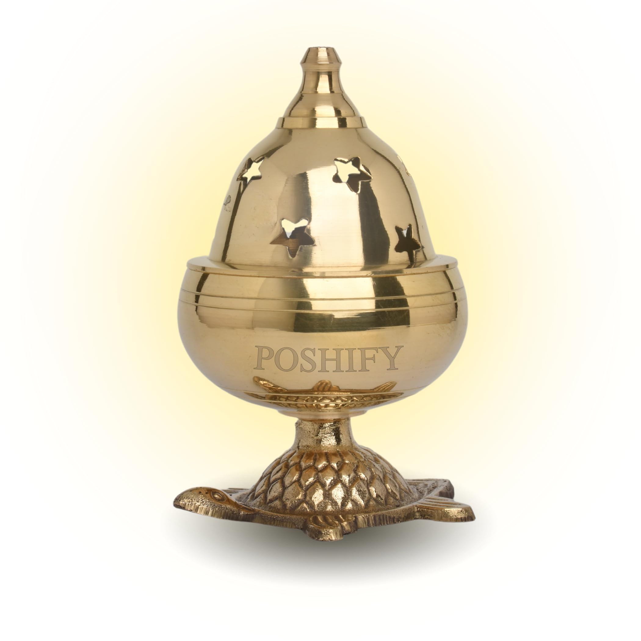 Brass Aarti Plate - Handcrafted Indian Diya -10 Brass Aarti Plate - Handcrafted Indian Diya -10