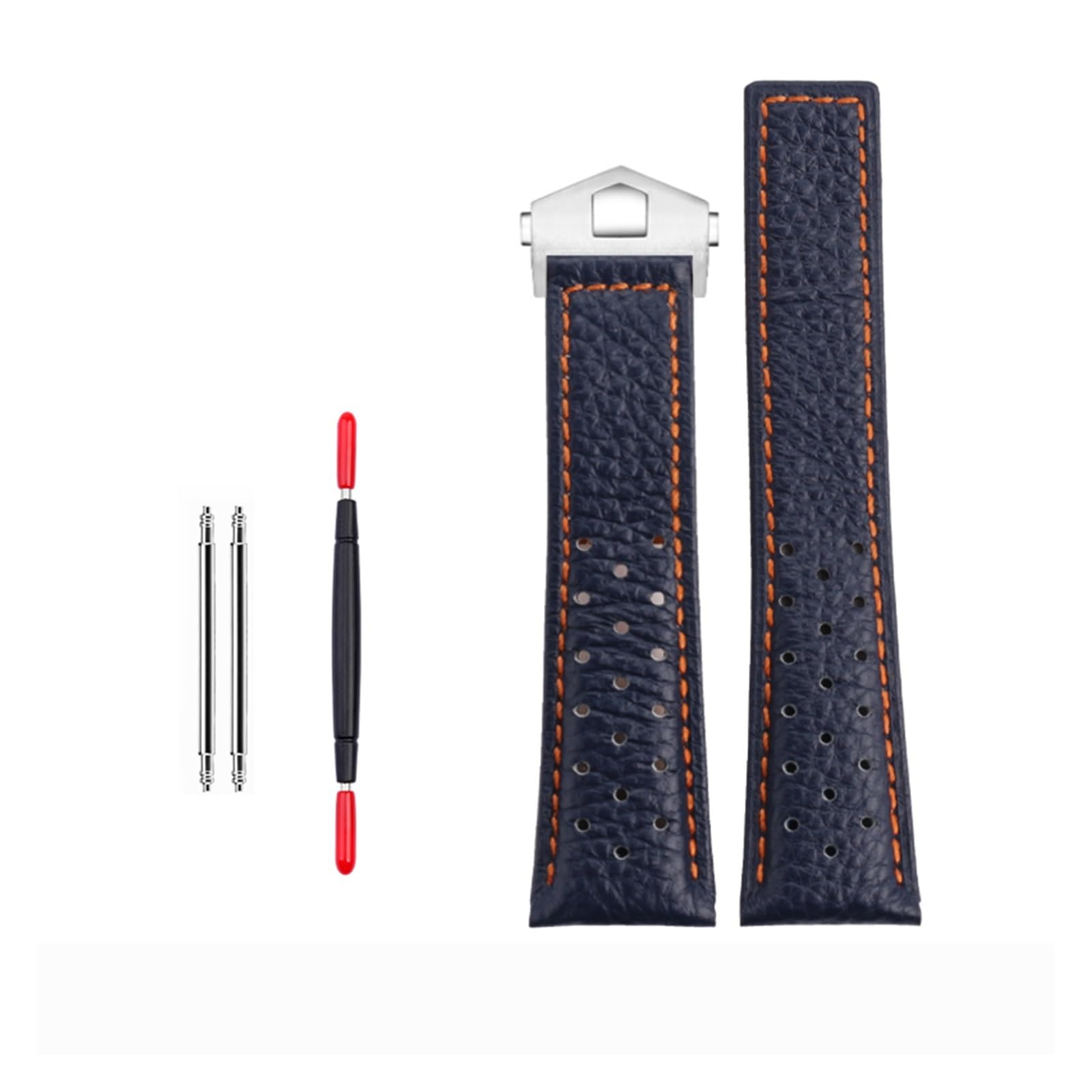 22mm Genuine Calfskin Leather Watchband For TAG For HEUER Strap MONACO CARRERA Quality Leather Watchband Bracelet