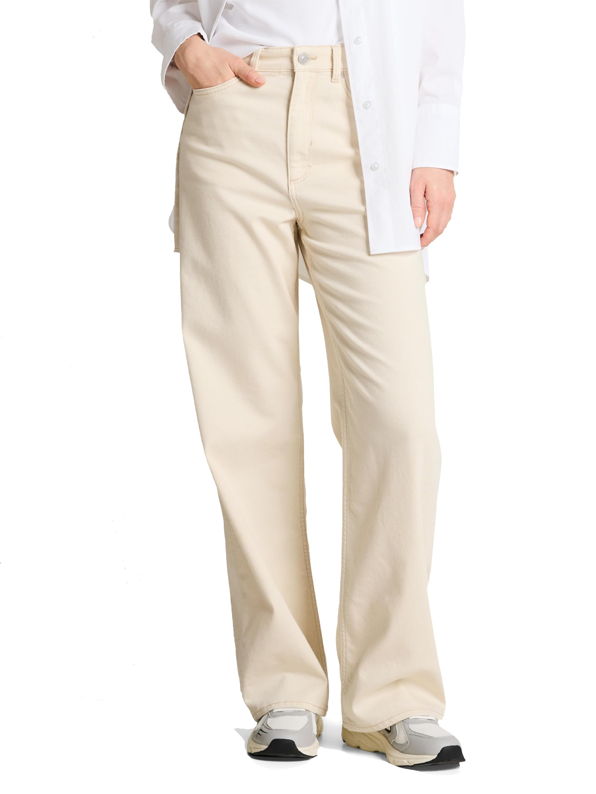 Tom Tailor Denim Damen TTLINOU Wide Leg Jeans