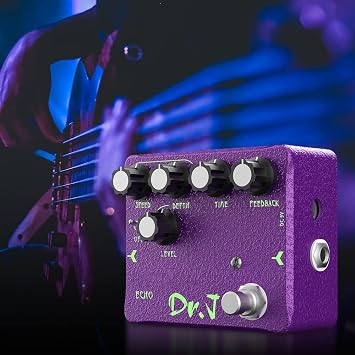 JOYO Delay Pedal Echoes Digital Multi Delay Pedal with Modulation for Electric Guitar Effects High-end Edition Dr.J Series (D54)