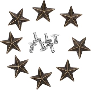 Abaodam 10 Pçs Rebites Decoração Spikes Para Roupas Sapatos Bolsa Rebite Acessórios Roupas Rebite Spike Bolsa Acessórios Sapatos DIY Spike Rebite Encantos Kit Rebite Conjunto De Pinos De