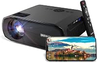 WEWATCH V50 Pro Mini Projektor Full HD 1080P Natív Felbontással, 5G WiFi, Bluetooth, 16500 Lumen, 200" Vetítési Méret, HDMI/USB/VGA Csatlako 1