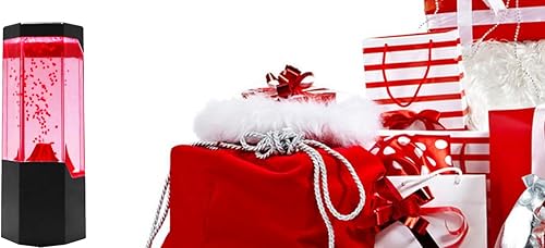 Miniatura 9 de Lightahead Lámpara de volcán LED Lava roja Erupting Mini Led Lámpara de volcán de agua encendida