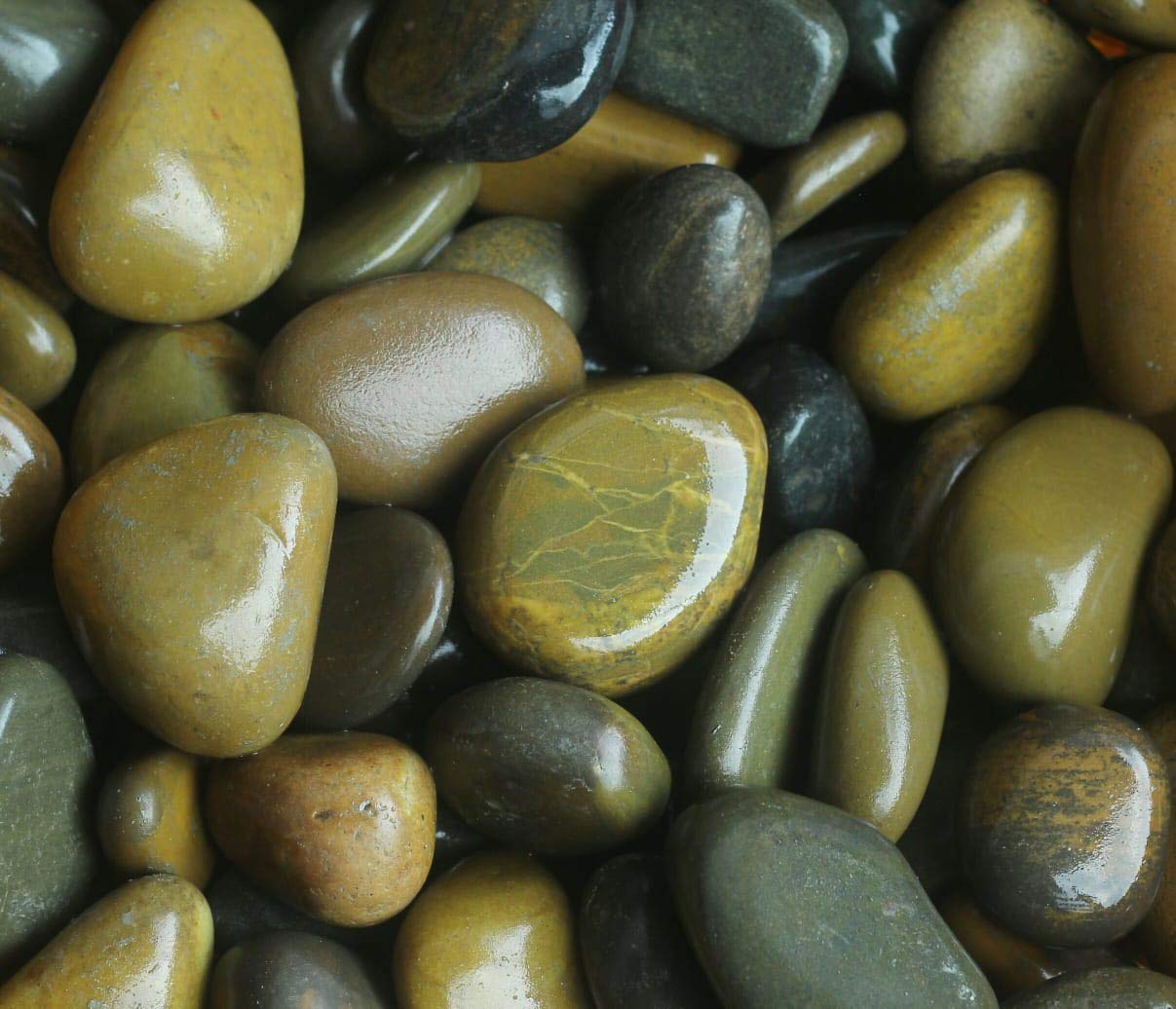 OhhSome 1Kg River Pebbles for Plants Pots/Outdoor/Indoor/Aquariums Pebbles for Balcony & All Purpose Pack (B08HRH5LM6) Amazon Price History, Amazon Price Tracker