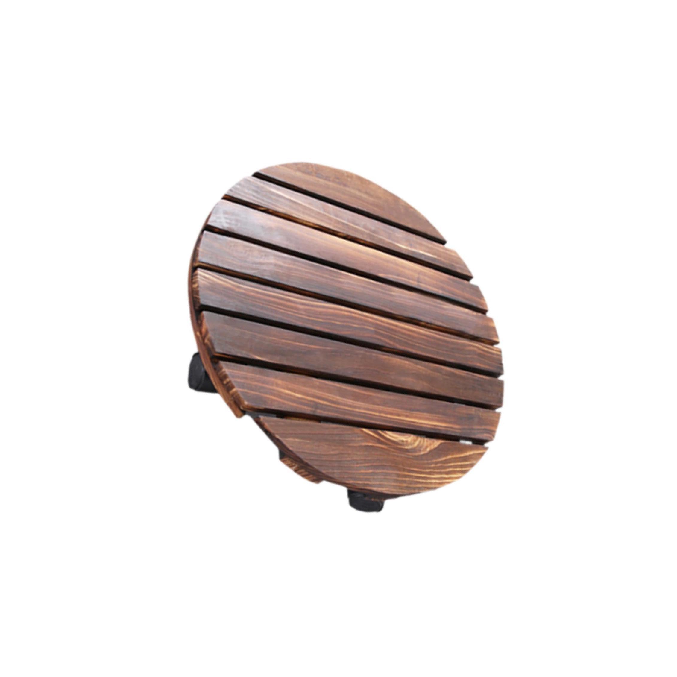 LIXSAZSE Plant Pot Mover Planter Living Room Balcony Convenient Rolling Plant Stand Enhancing Indoor Spaces in Elegance Roller Base Flower Pot Rack Holder