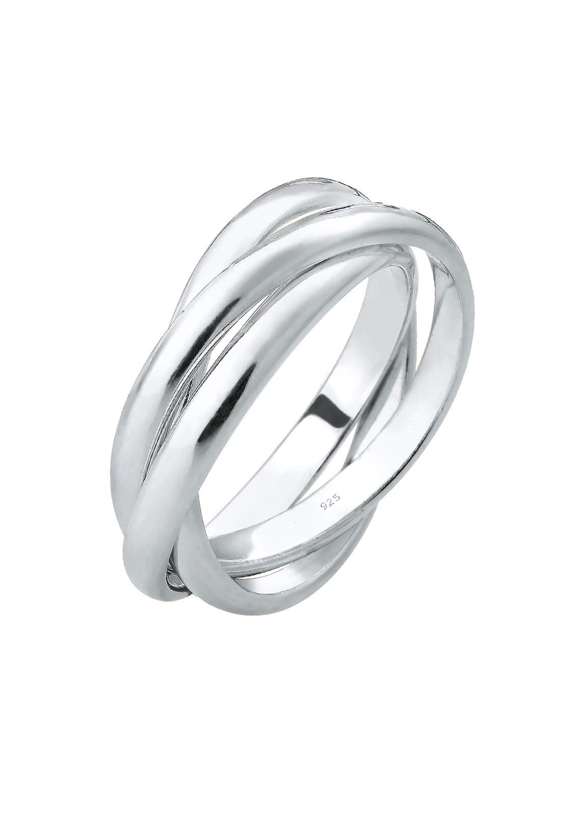 Elli Ring Women Wrapped Classic in 925 Sterling Silver