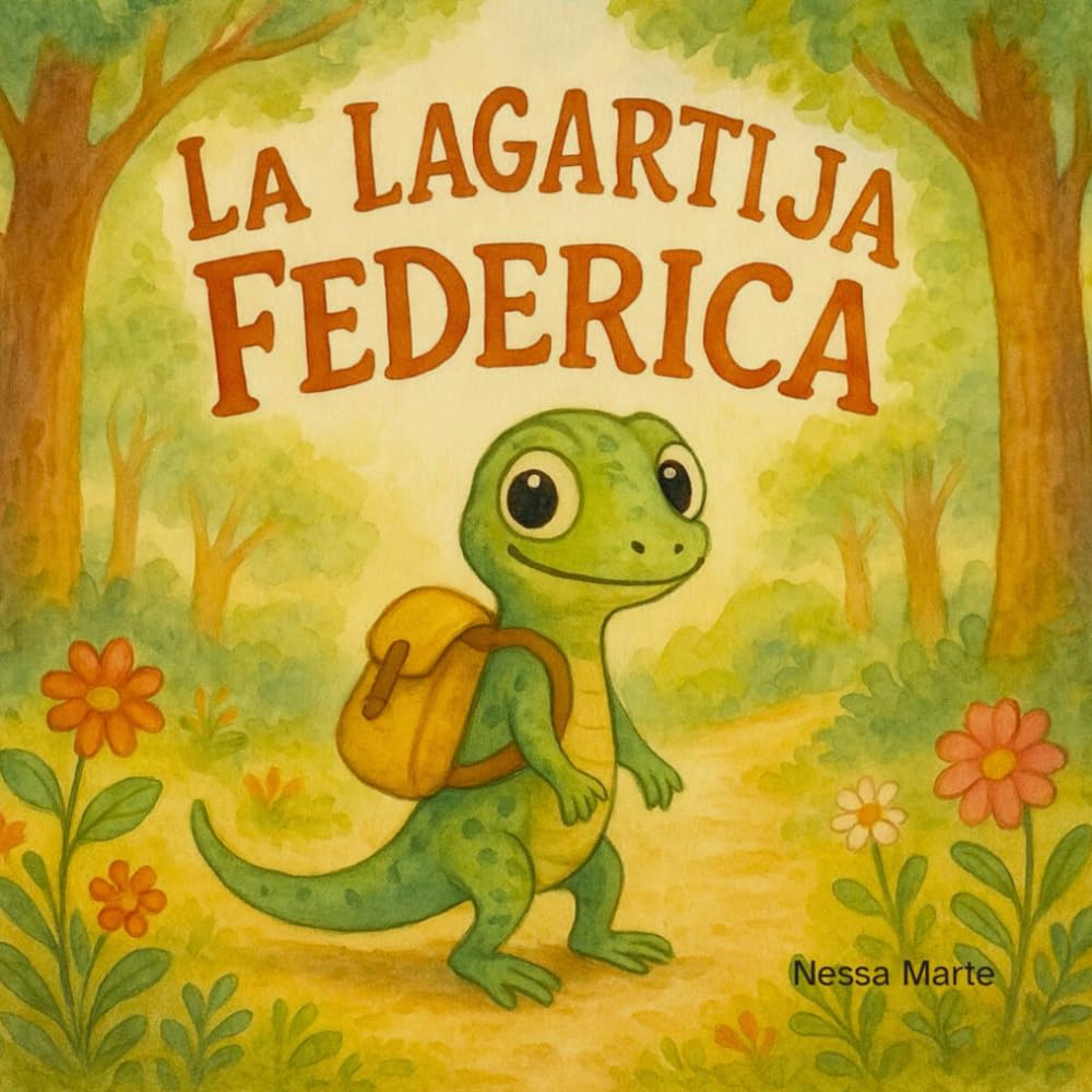 La Lagartija Federica: Un cuento infantil sobre la amistad, la aventura y el valor de ayudar a los demás