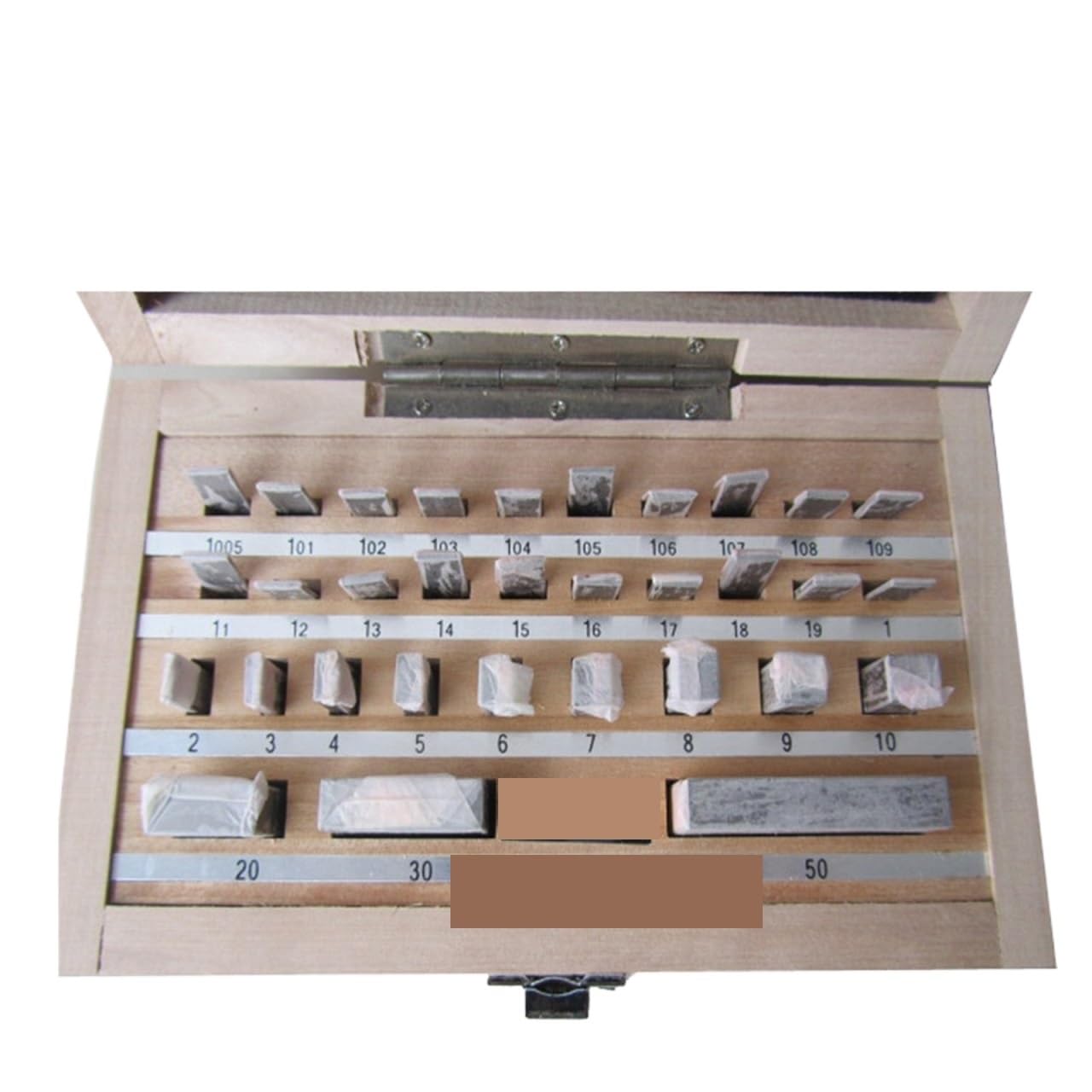 Juego de 32 piezas calibres bloque alta precisión 1,005 a 50 mm (grados y 0). Incluye herramientas medición,Alta Precisión | 1 grade