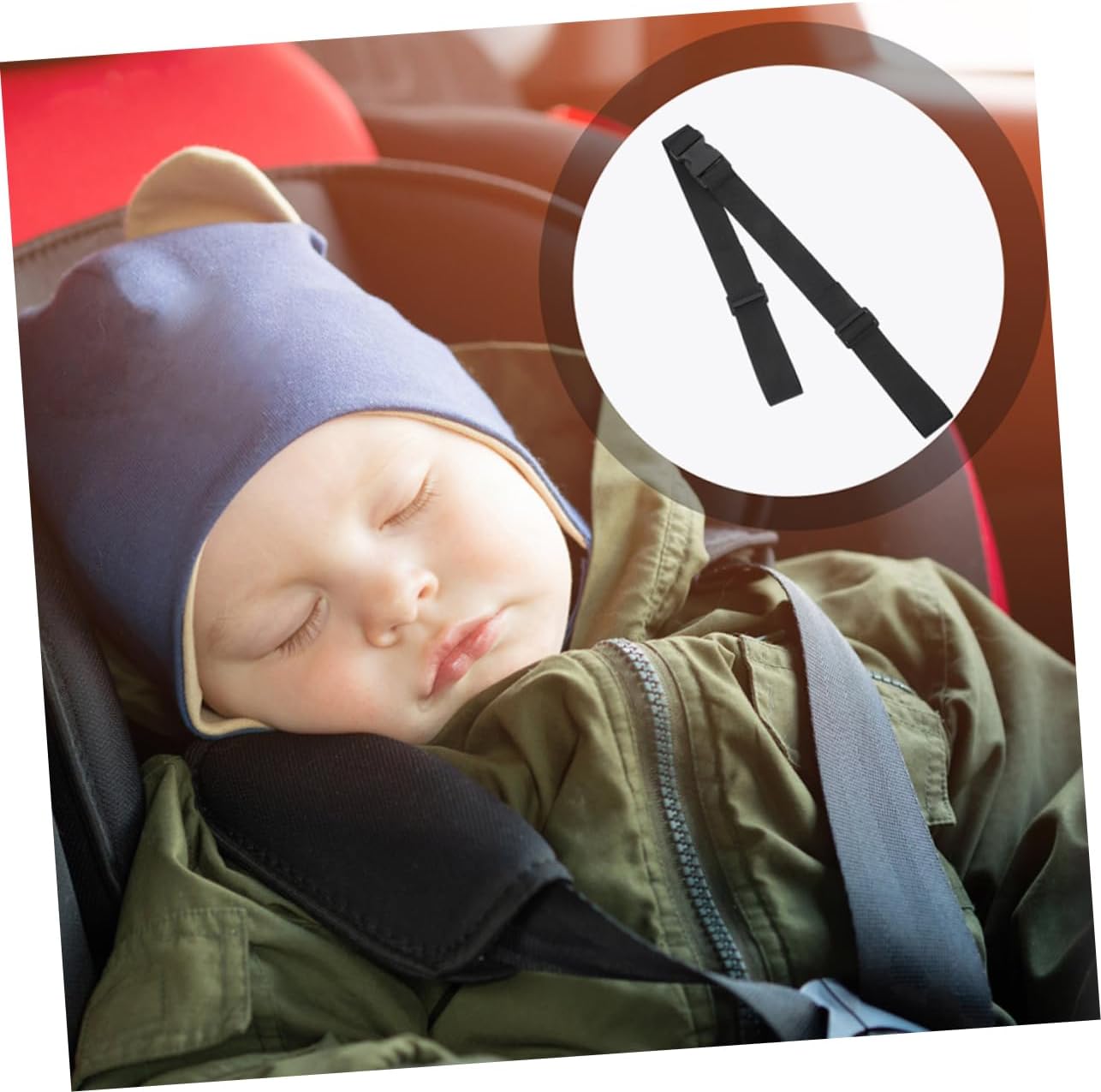 SOLUSTRE 2pcs Safety Straps for High Chairs Boy Girl Feeding Comfortable and Suitable for Home Restaurants and Travel Use Wide