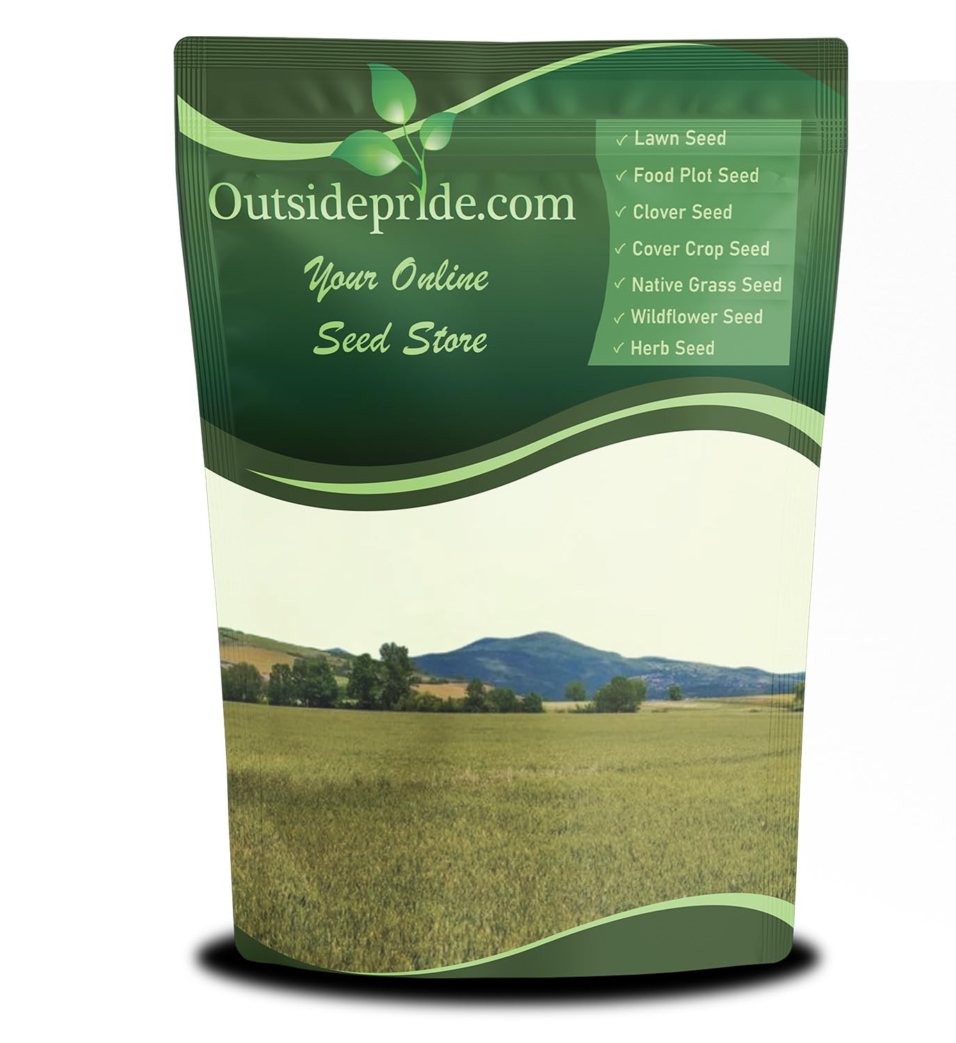 Outsidepride Western Native Grass Seed Mix - 1 lb. Perennial Blend of Warm & Cool Season, Drought Tolerant Grass Seed for Natural Landscaping w/Wildflower, Soil Health Improvement & Erosion Control