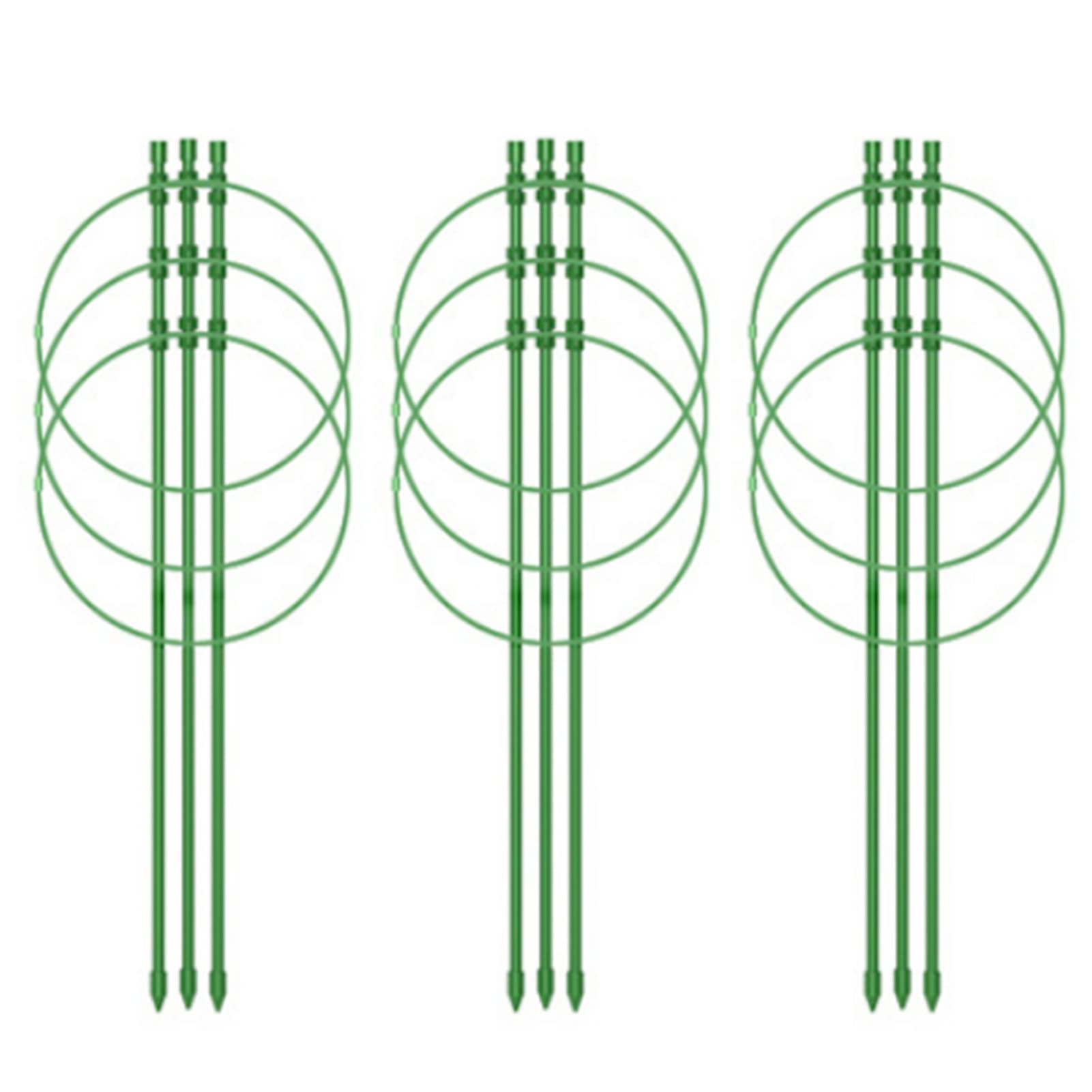 YueStar 1Pc/3Pcs/5Pcs Garden Trellis Plant Support Cages Stakes for Garden Climbing Plants Flower Vegetable