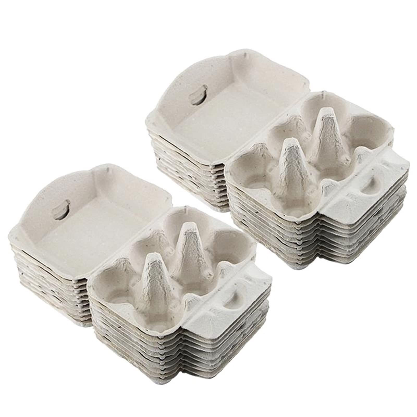 Compartimiento de Huevos para refrigerador Cartones de Huevos Almacenamiento de Papel Pollo para Bandeja Huevos Contenedor a Granel Caja Reutilizable