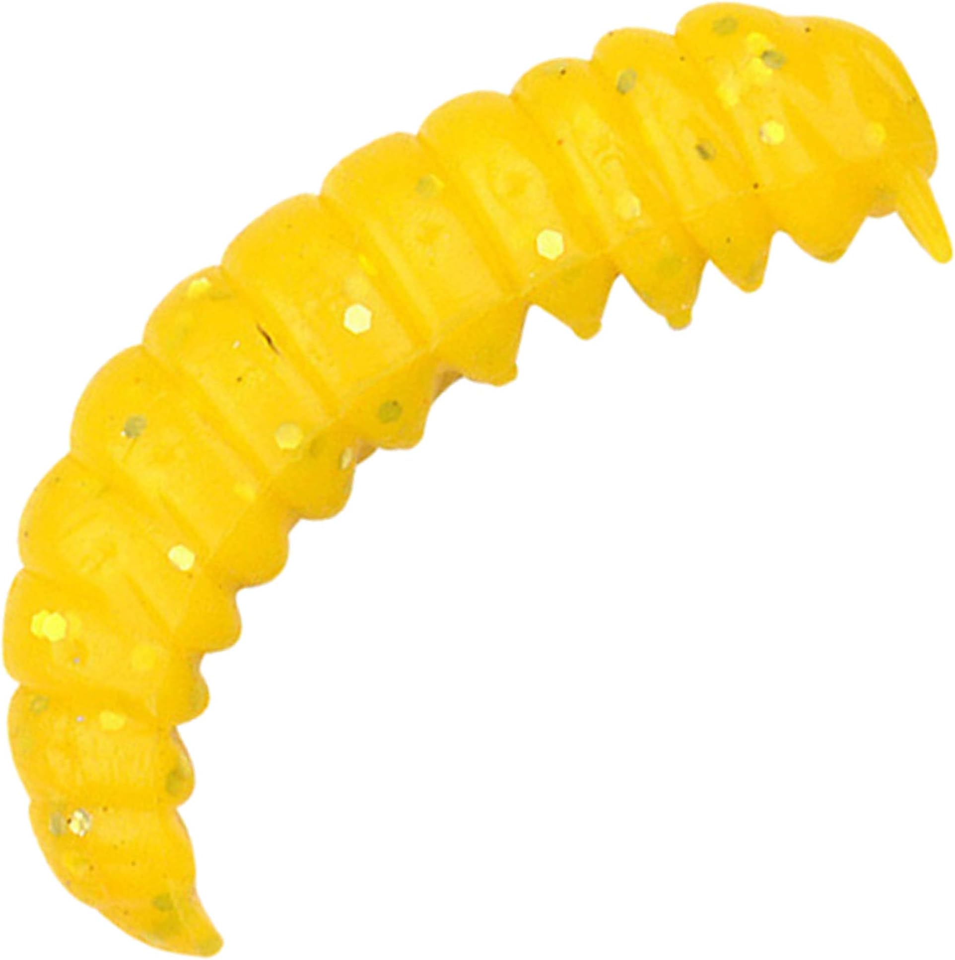 Trout Master Real Camola - 8 Artificial Bee Maids for Trout Fishing Lure for Trout Fishing, Trout Bait, Colour: Yellow