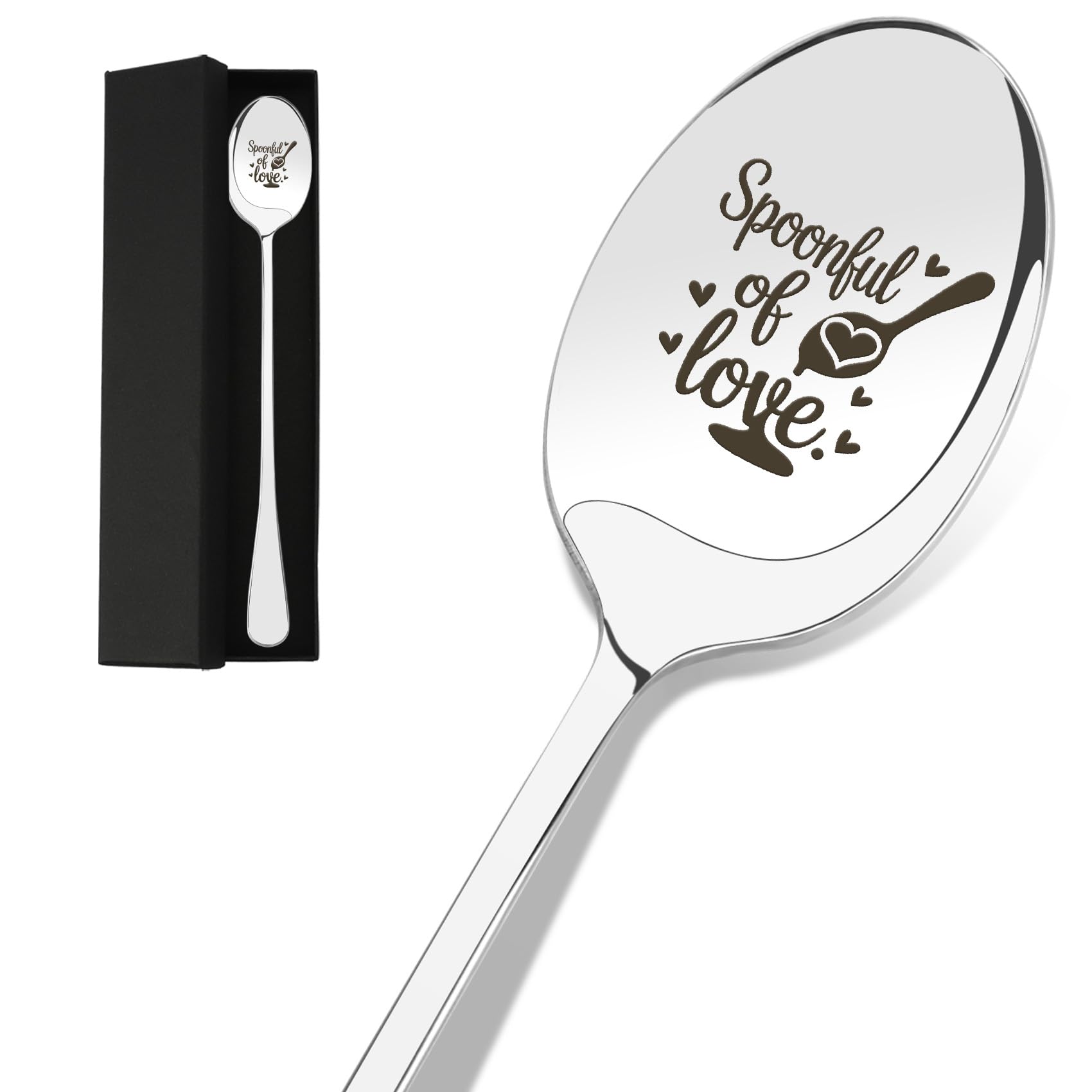 Valentine's Day Coffee Spoons,for Anniversaries,Birthdays,Wedding Celebrations,Funny Ice Cream Coffee Spoons Perfect for Christmas New Year's,Boyfriends,Girlfriends,Husbands,Love Gifts for Him