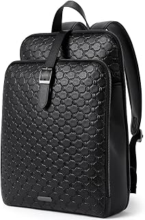 CLUCI Womens Backpack Purse Leather 15.6 Inch Laptop Travel Business Vintage Large Shoulder Bags