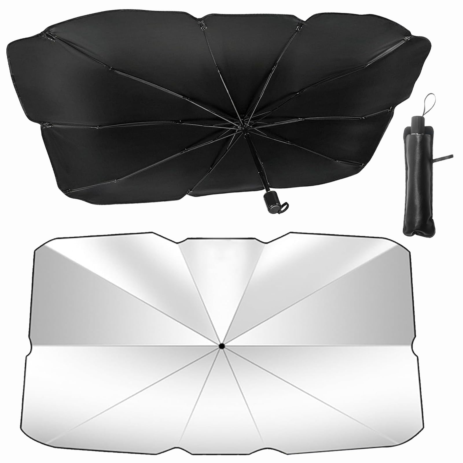 YDSTNiu Windshield Sun Shade for BMW 3er Touring 6 (VI) F31 I 2012-2015, Car Front Window Umbrella Sunshade Windscreen Heat Shield Foldable Protection Accessories,125x65cm