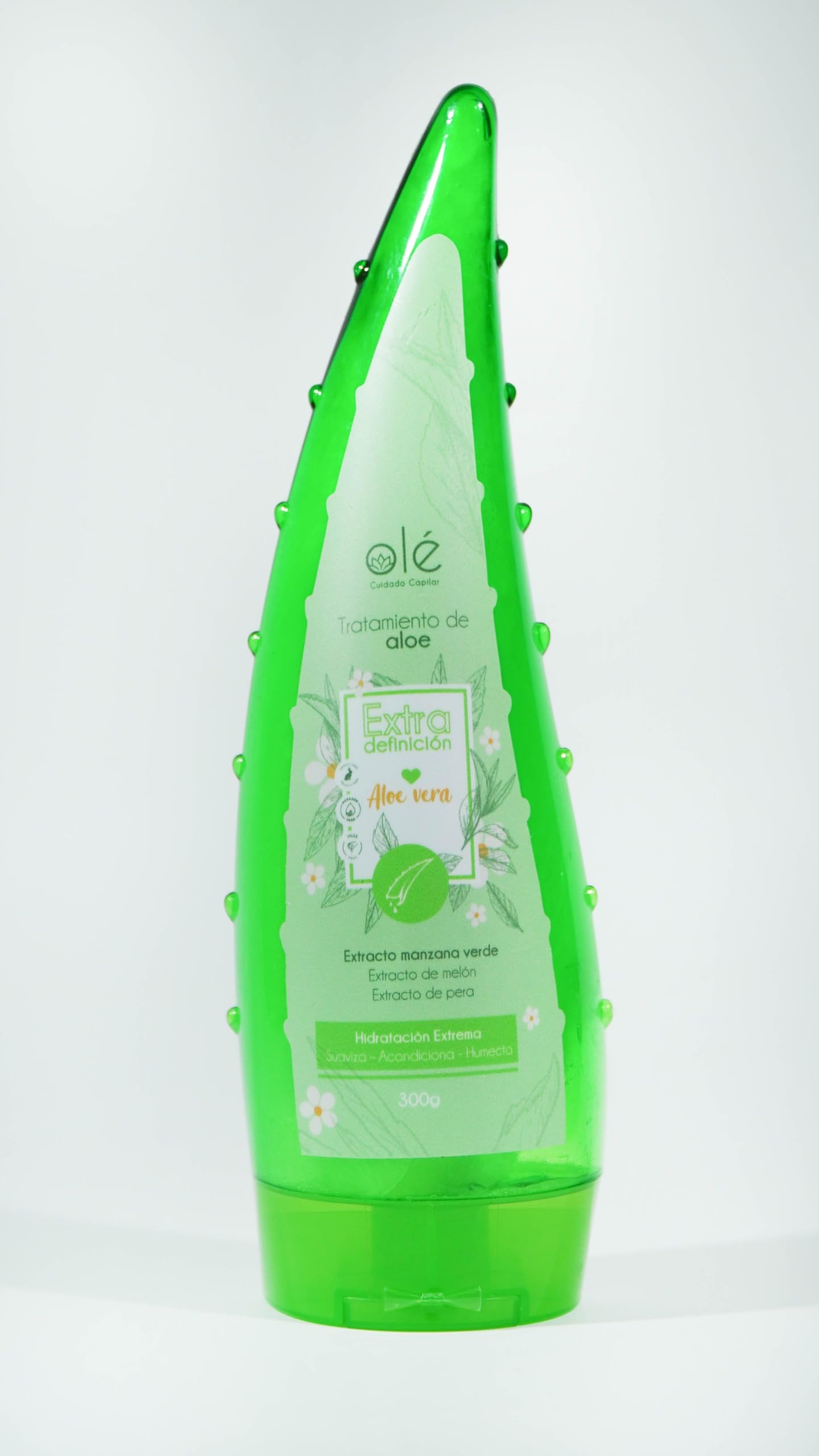 OLÉ Aloe Vera Fluid Gel Treatment for hair/Tratamiento capilar gel fluido aloe vera 250 ML