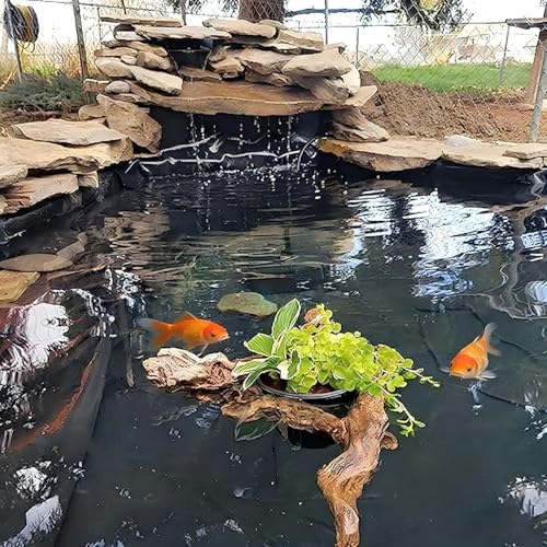 Bâche imperméable pour étangs et jeux d'eau de jardin de taille moyenne - 6