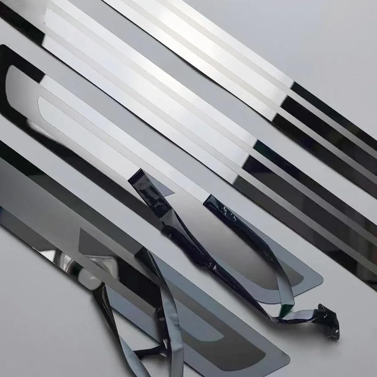 4 Pezzi Battitacco Auto per Geely Starray Em-i 2025 2026, Protezione Soglia Porta Protezione Benvenuto Pedaliera Protettivo Soglie Auto Accessori