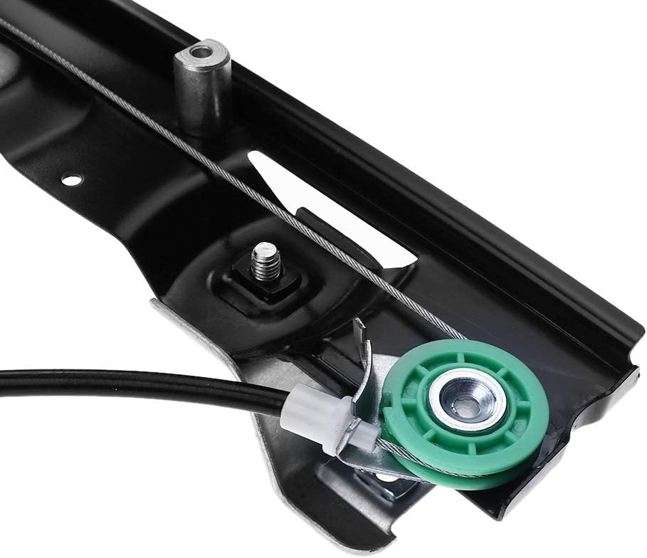 A-Premium Electric Power Window Regulator with Motor Compatible with Jaguar XJ 2010-2019 XJR 2014-2016 Sedan Rear Left Driver Side