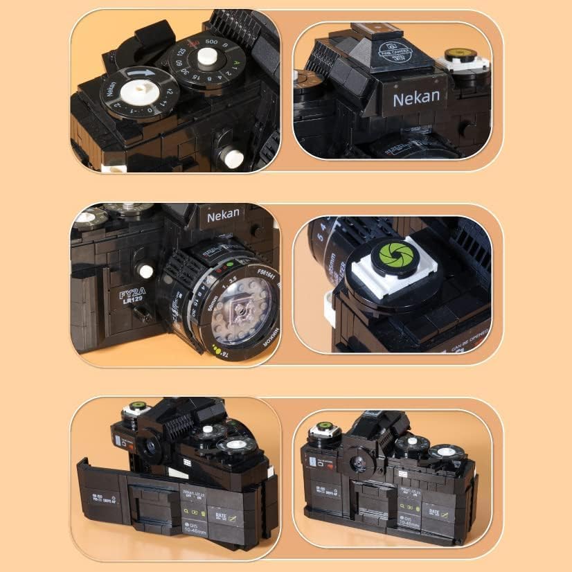 Miniatura 5 de ENHANA Bloques de construcción clásicos de ideas creativas, mini ladrillos para cámara digital, juego de construcción de modelos creativos para