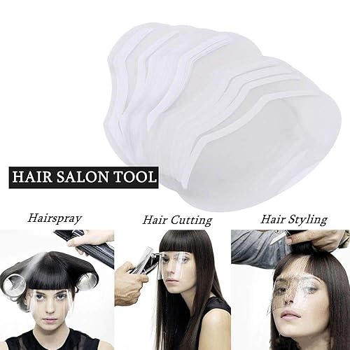 Miniatura 3 de LWBTOSEE Protector facial desechable transparente, para ducha, corte de pelo, laca y extensiones de pestañas, cejas, ojos, párpados, cirugía de