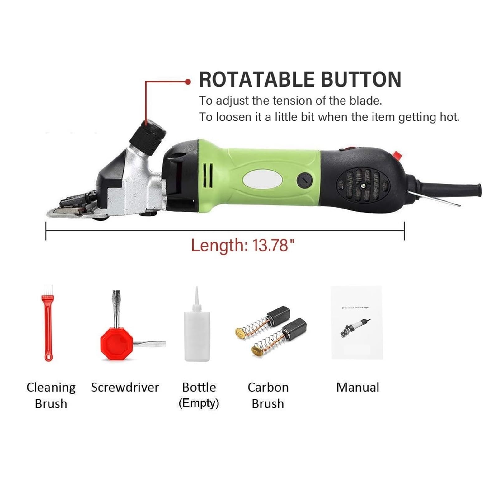 Strzyżenie Clipper Shear 1080W Elektryczne Owce Kozy Nożyce Do Alpaki Maszyna Strzyżenia Sierści Zwierzęcej Cutter Wełna Nożyczki Artykuły Rolnicze Wysoka PręDkość