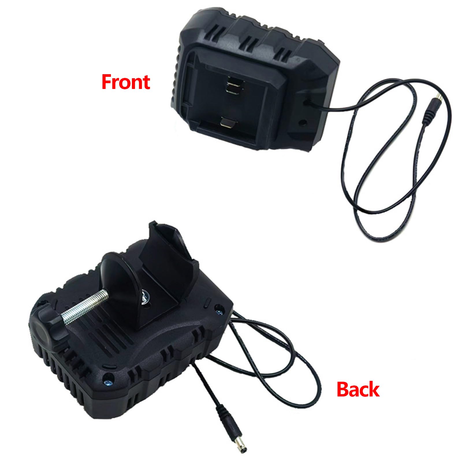 Adaptador convertidor de batería de varias marcas para equipos de energía, convertidor de construcción, enlace de batería negro