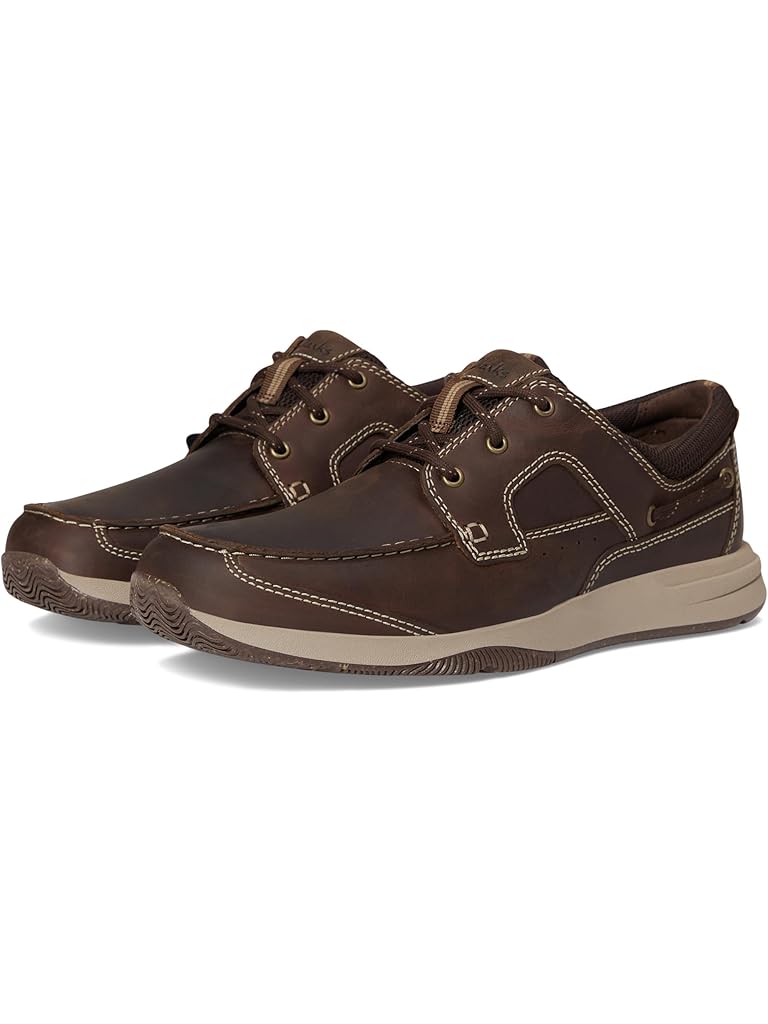 Brown Clarks Sailview Lace