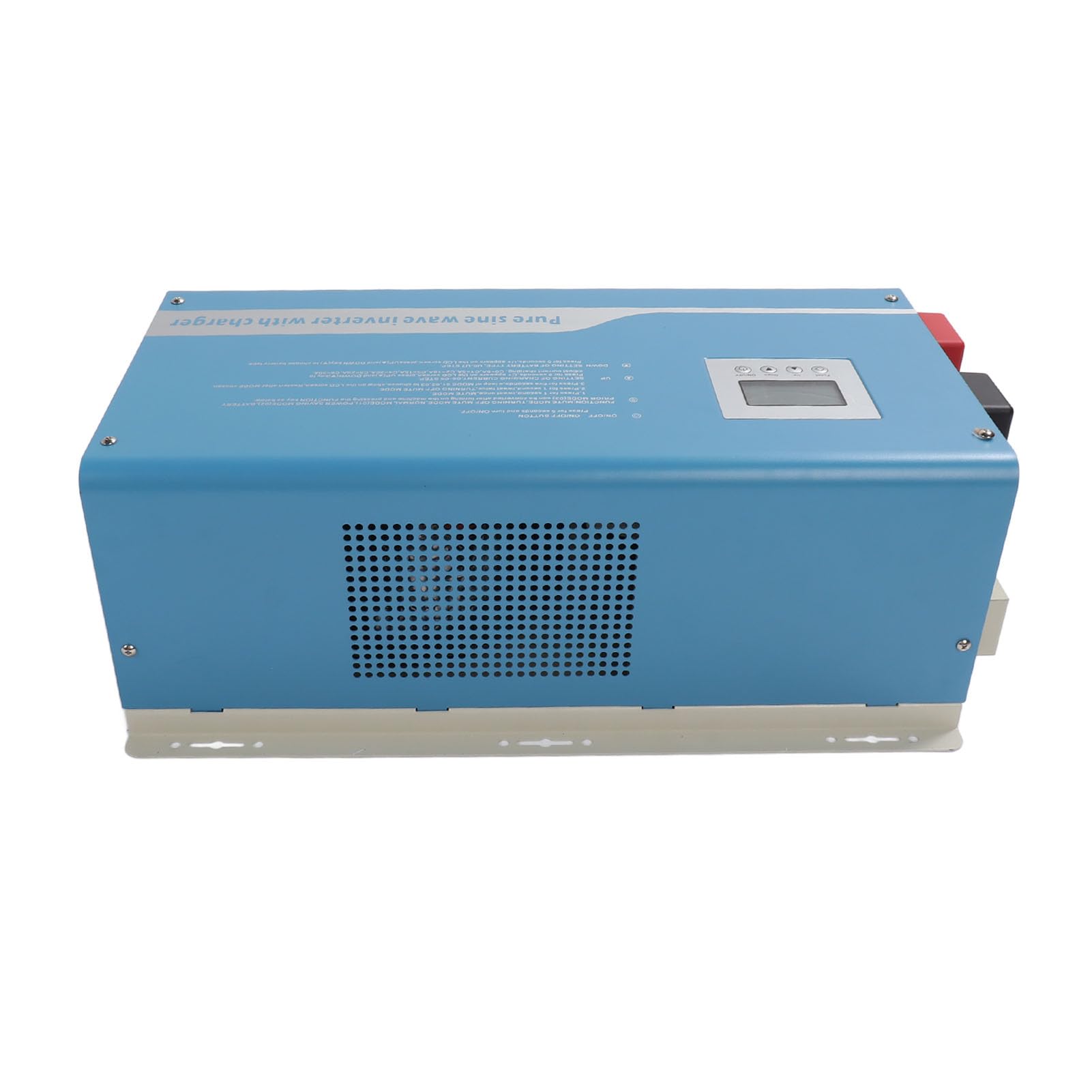 Caricabatterie Inverter Sinusoidale Puro da 2000 W Ad Alta Efficienza con Display LCD per Uso Domestico Ed Esterno in ABS e Acciaio Inossidabile (48 V)