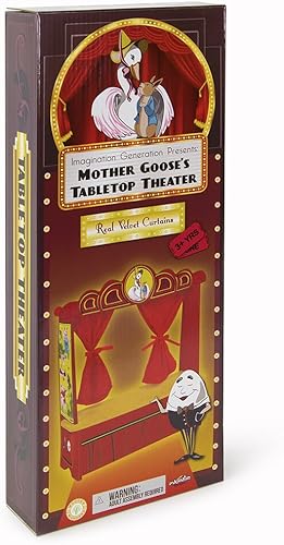 Miniatura 7 de Teatro de títeres Wooden Wonders Mother Goose's Tabletop Puppet Theater por Imagination Generation