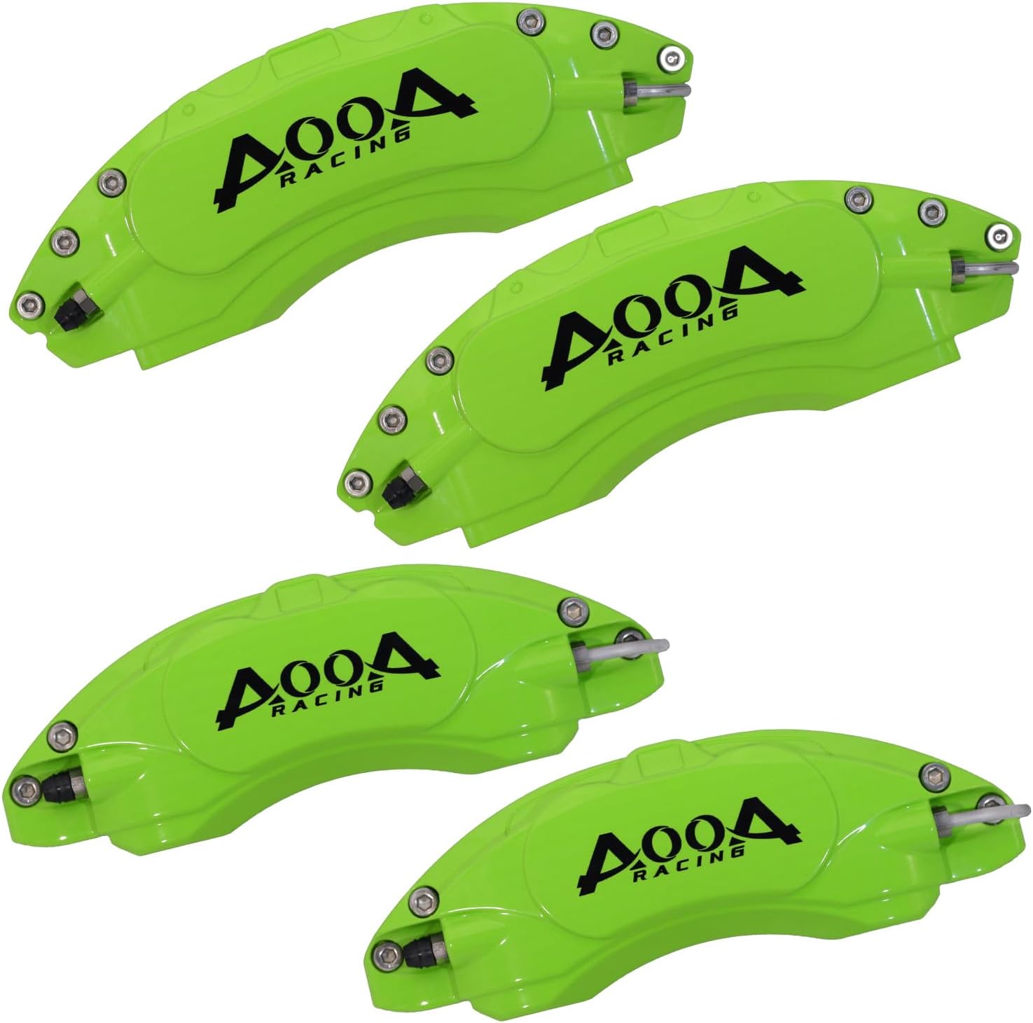 AOOA Caliper Covers Green with Black Logo Brake Caliper Covers Fit for Acura TLX 2021-2025 （front and rear）