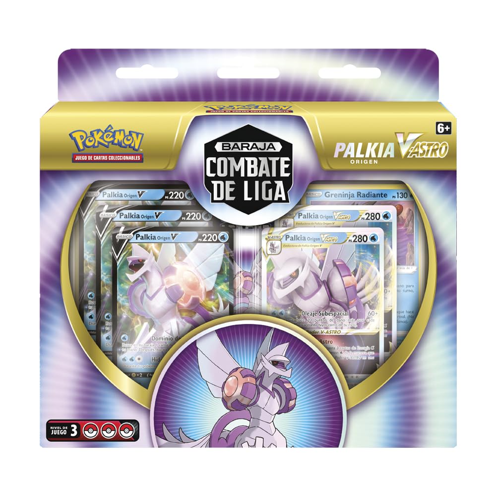 BANDAI - Juego de Cartas Pokémon TCG: League Battle Deck: Combate de Liga - Palkia V-Astro - PC50365 Multicolor - Cartas Coleccionables para Fanaticos de Pokémon - Versión en Español