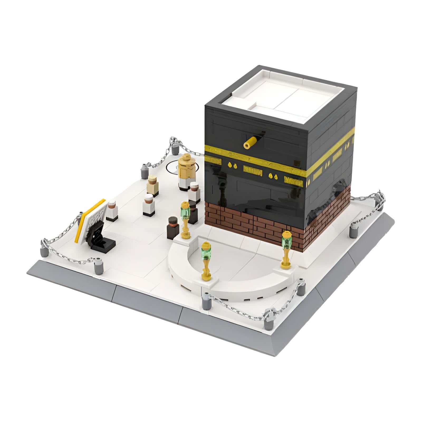 Mosque Kaaba of Mecca Building Blocks Set, 446-Piece Islamic Architecture Model Bricks Kit - Image 3