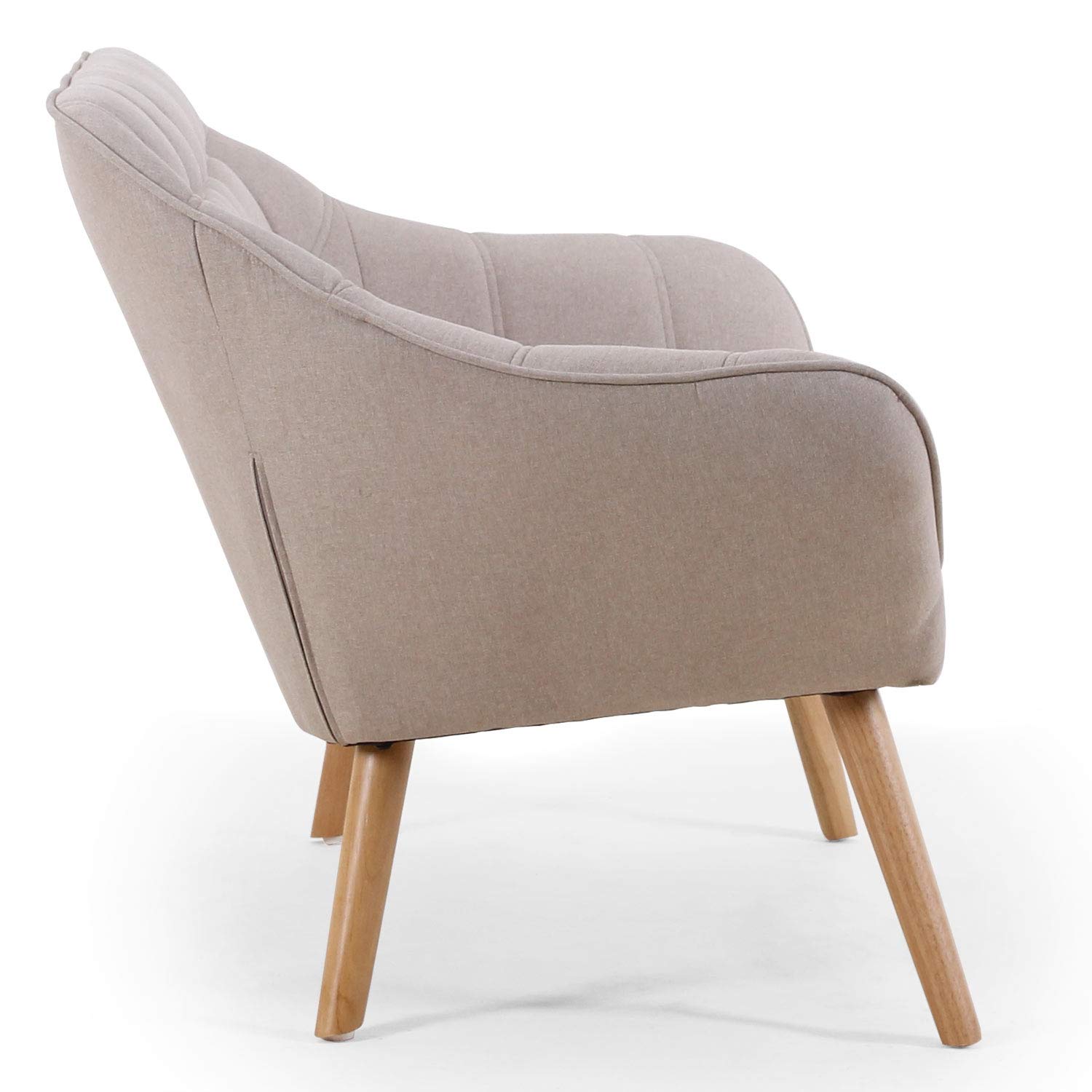 Menzzo scandinavo divani, Tessuto, beige, 83