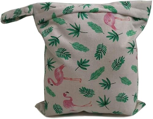 Miniatura 4 de Bolsa organizadora de pañales lavable de tela para pañales húmedos y secos, impermeable, reutilizable, bolsa ecológica de lona
