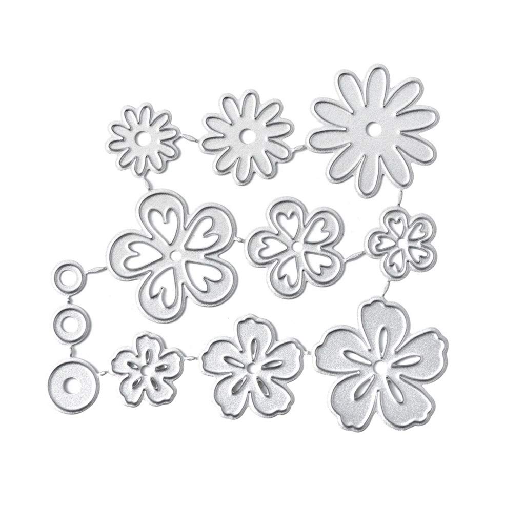 GUMEI Mini Flowers Metal Cutting Dies Stencil Scrapbooking DIY Album Stamp Paper Card