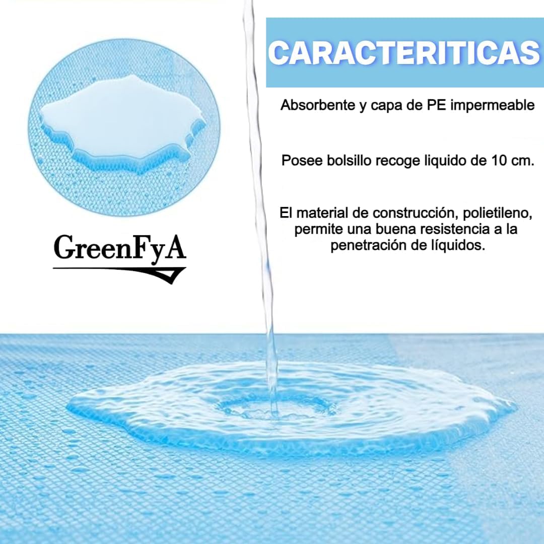 Baberos Adultos, Desechables 500 Uds – Impermeables, con Bolsillo Recoge Líquidos – Uso Médico, Geriátrico, Clínica, Ancianos, Comedor, Higiene, Un Solo Uso, Cuidado Diario, Hospitales