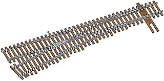 Walthers HO Code 100 Number 6 Left Hand Turnout 948-10017