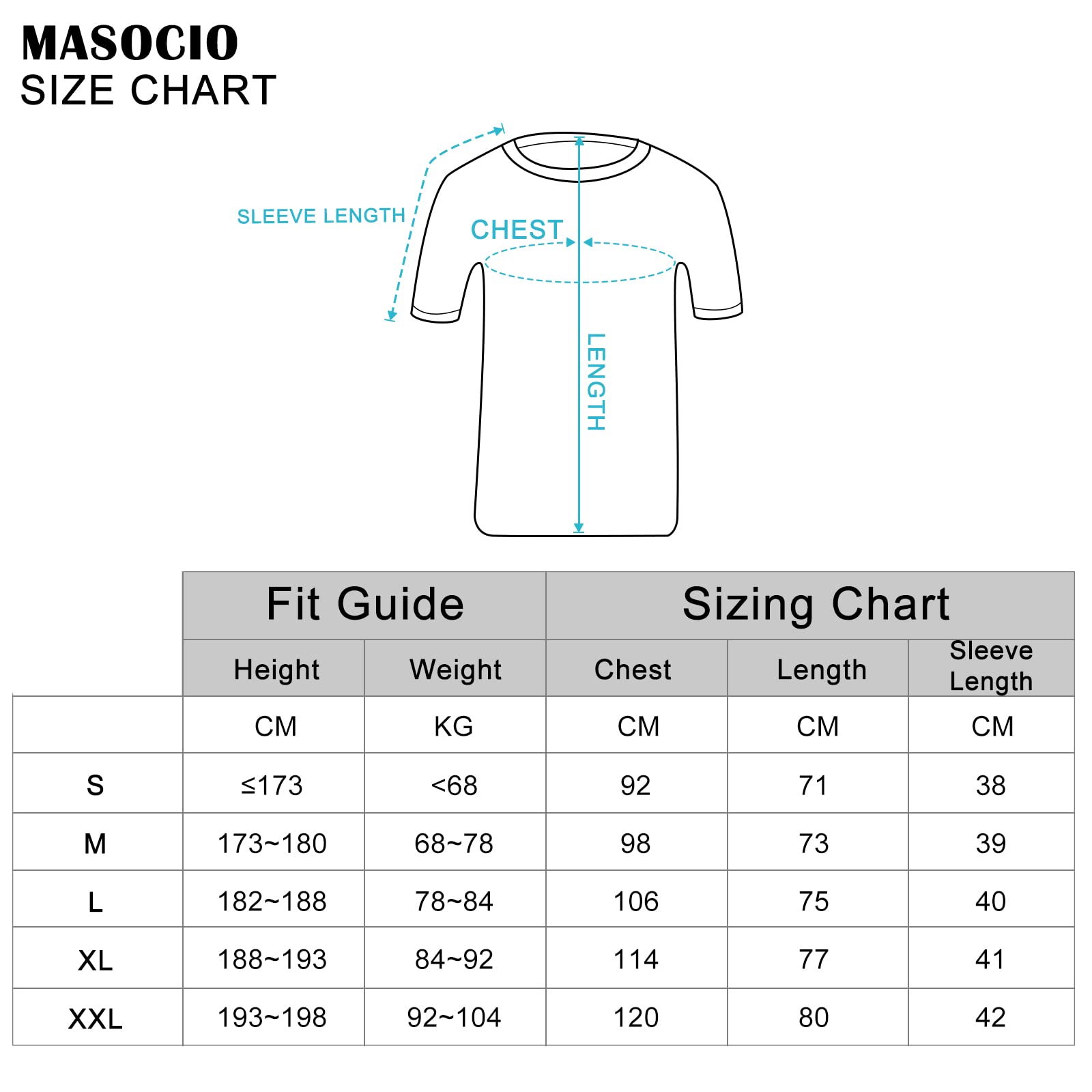 MASOCIO Maglia Anti UV da Uomo Maglietta Maniche Corte UPF 50+ Protezione Solare Costume da Bagno Rash Guard Asciugatura Rapida